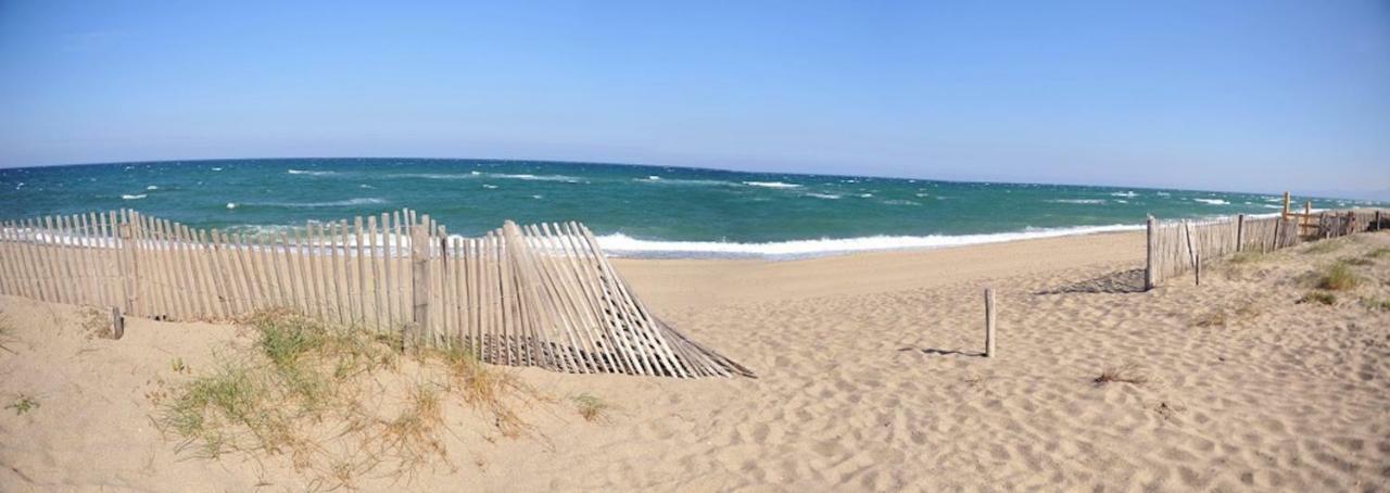 Maison Jardin Wifi - Climatisation - 100 M Plage Sauvage - 20 Min Perpignan Torreilles Ngoại thất bức ảnh